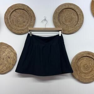 Abercrombie YPB SculptLUX Athletic Skort Large Black Lined Shorts Tennis